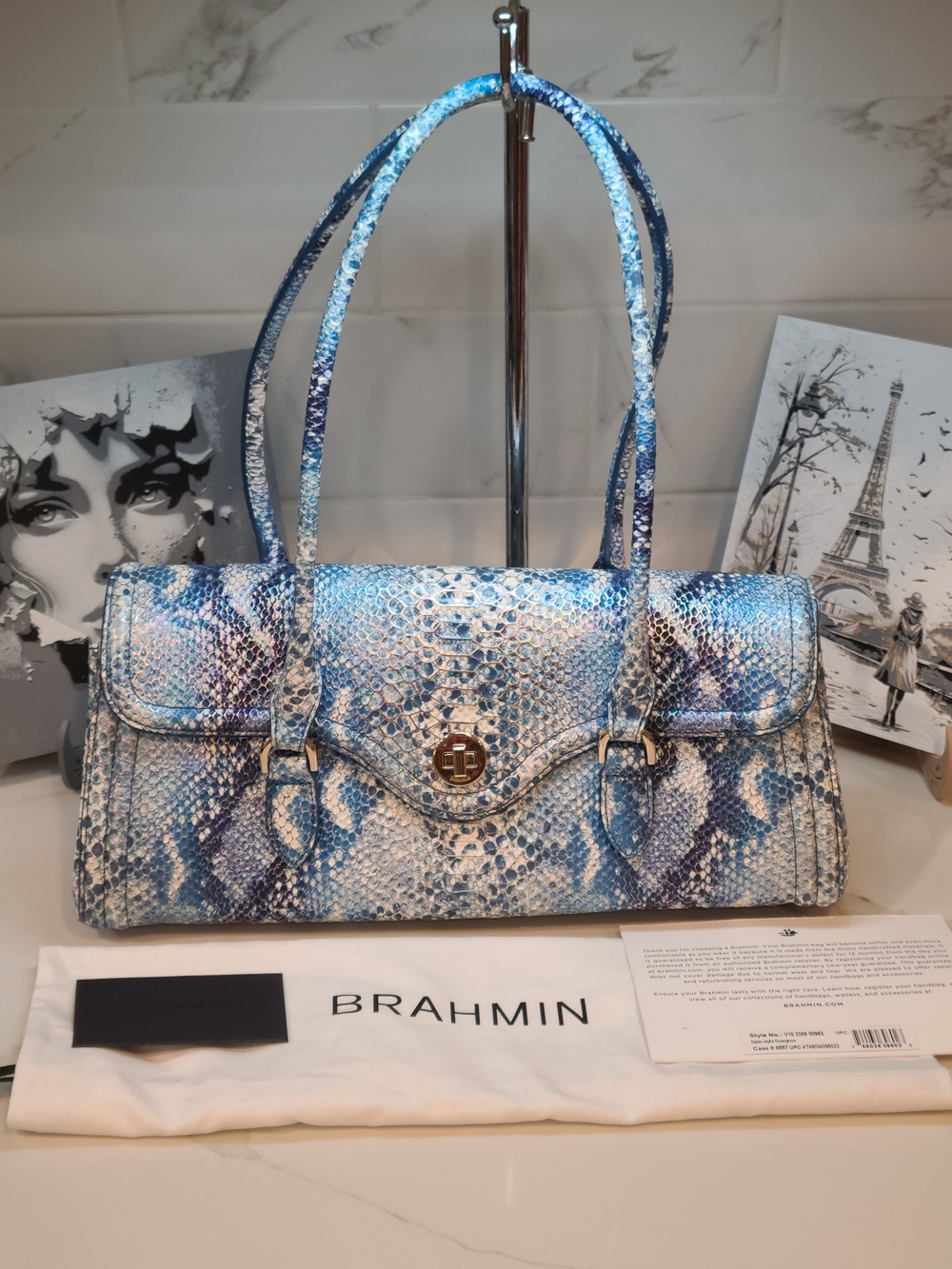 Brahmin NWOT Joyful Oceangrove Dayan Shoulder Bag